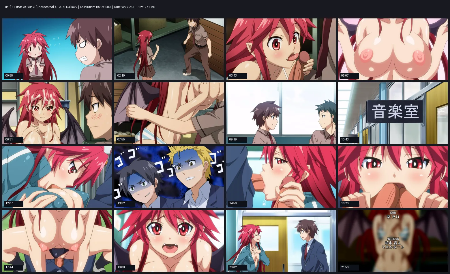 [RH] Itadaki! Seieki + Special [Uncensored] [Dual Audio] [BDRip] [Hi10] [1080p] (Vampire Vixen / いただきっ! セーエキ ～吸血鬼のフルコース～ & 吸血鬼のドルチェ)
