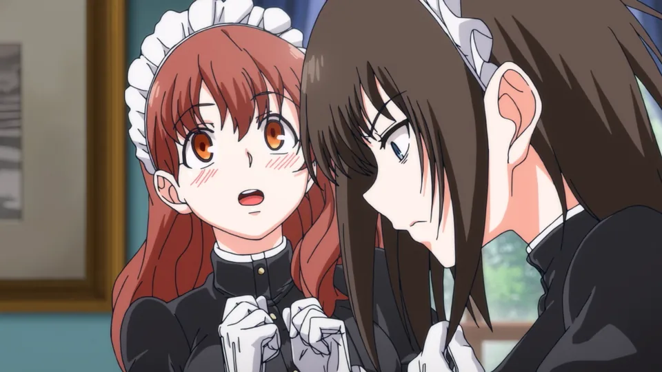 [AmateurSubs] Maid Kyouiku Botsuraku Kizoku Rurikawa Tsubaki - 02 (English subs) [WEBRip 1080p HEVC AAC] (The Animation)
