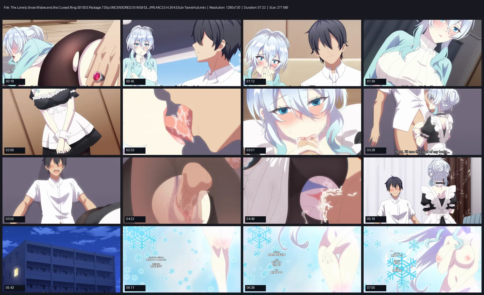 [HentaiHub] The Lonely Snow Widow and the Cursed Ring S01E03 720p UNCENSORED OV WEB-DL AAC2.0 H.264 (Hitozukiai ga Nigate na Miboujin no Yukionna-san to Noroi no Yubiwa, English-Sub)