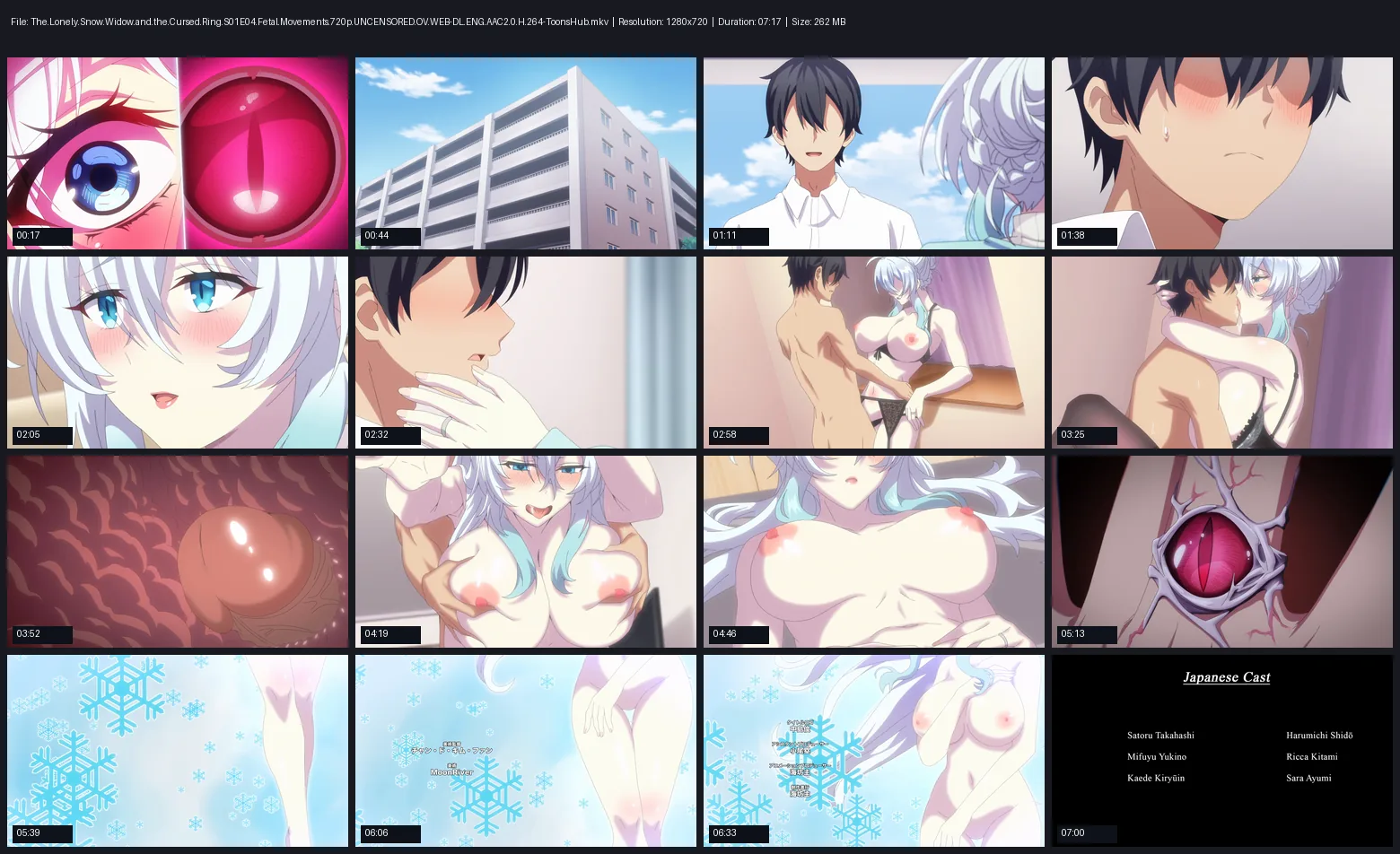 [HentaiHub] The Lonely Snow Widow and the Cursed Ring S01E04 720p UNCENSORED OV WEB-DL AAC2.0 H.264 (Hitozukiai ga Nigate na Miboujin no Yukionna-san to Noroi no Yubiwa, English Audio)