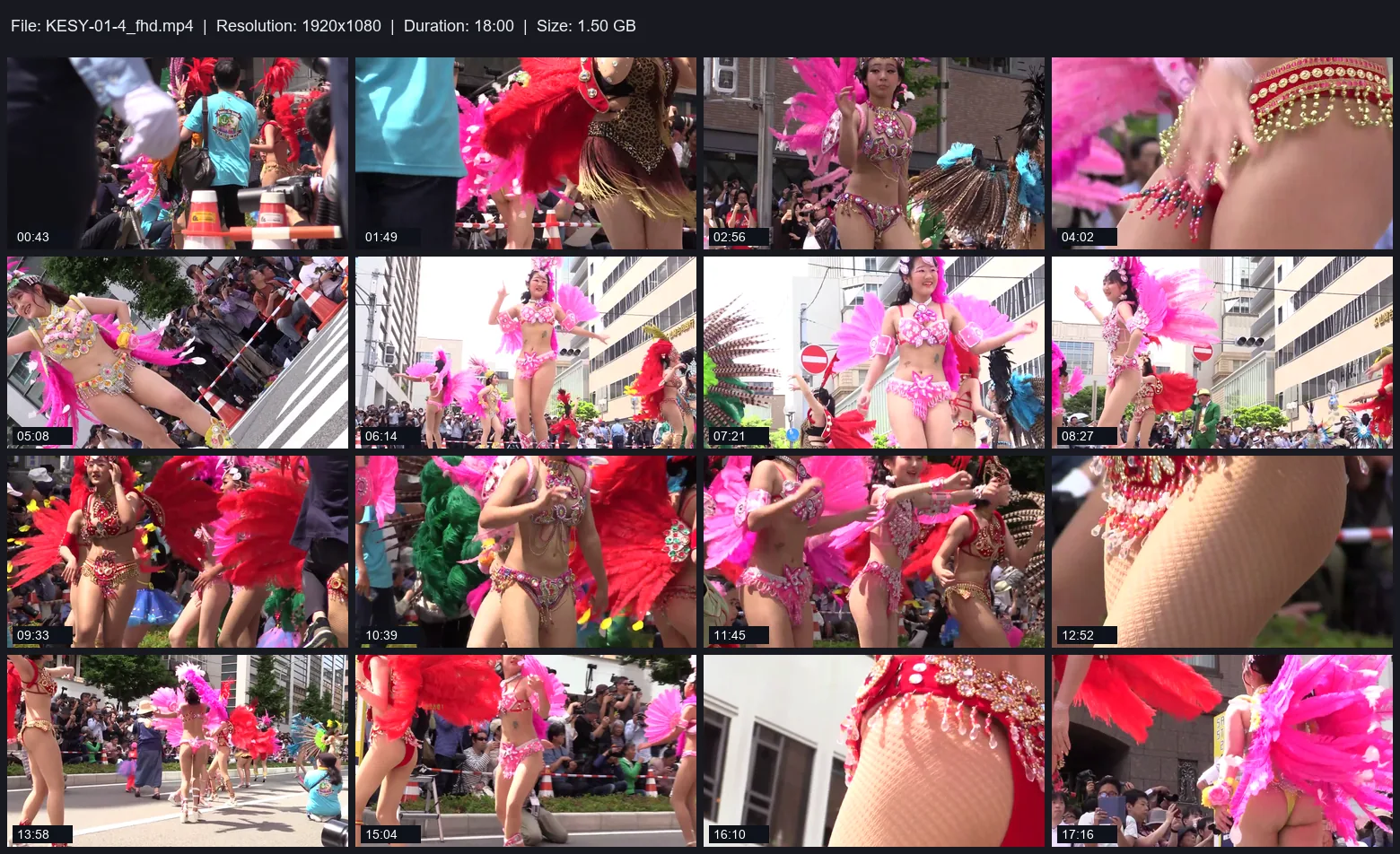 B級アイドルひらひらミニスカでパンチラしまくり, 現在中止イベントでのヤバい一コマ！07[危険な目つきの男、コンパニオンの胸をさわる］, 新・ヤングサンバの歌が聞える①-4(分割版), 挑発的過ぎる　おぱい♡ダンスgirl, 悩殺腰つきダンサーのすけべボディを激写 part2