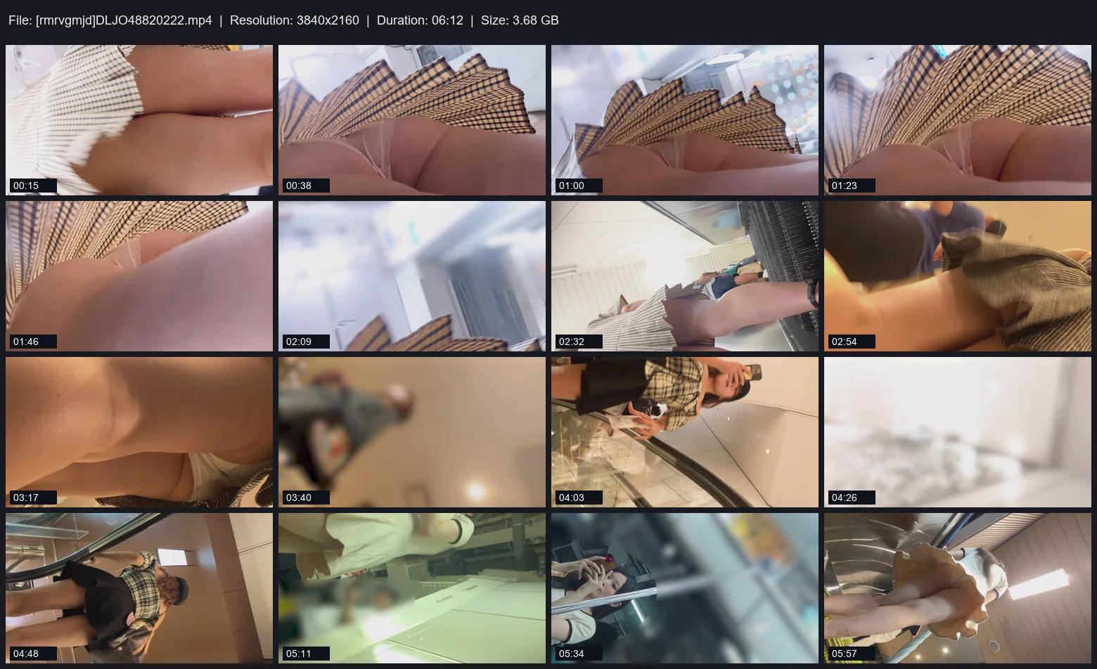 【4K新作】お目目くりくり女子のエロいお尻♡