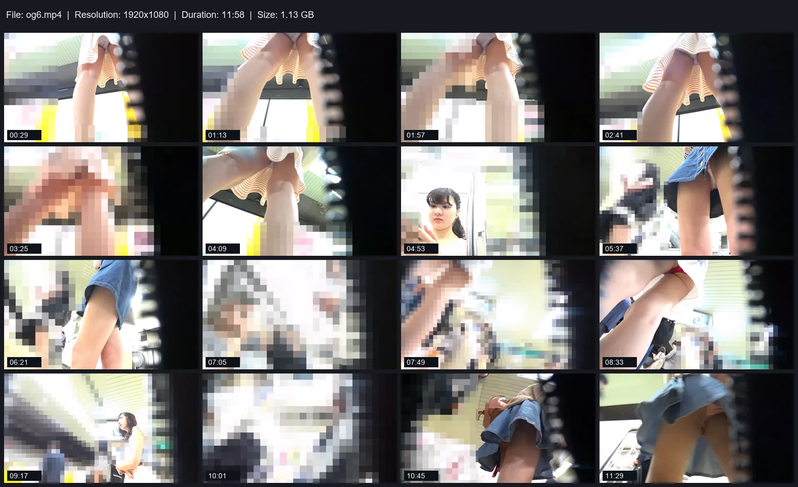 パンチラ小人目線☆☆［再販編]３３, パンチラ小人目線☆☆［再販編]３８