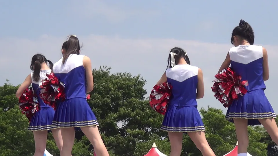 【非圧縮 高画質FHD】S級プレミアムセクシーチア　HD34-03（全4部作）, 地方スポーツイベントで応援　チア応援ダンス　パート②, P04706