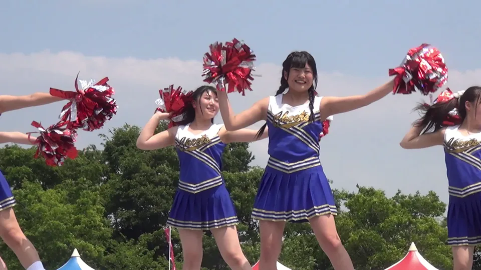 【非圧縮 高画質FHD】S級プレミアムセクシーチア　HD34-03（全4部作）, 地方スポーツイベントで応援　チア応援ダンス　パート②, P04706