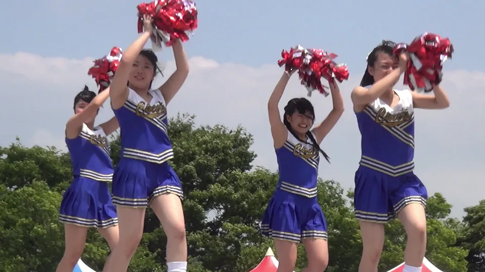 【非圧縮 高画質FHD】S級プレミアムセクシーチア　HD34-03（全4部作）, 地方スポーツイベントで応援　チア応援ダンス　パート②, P04706