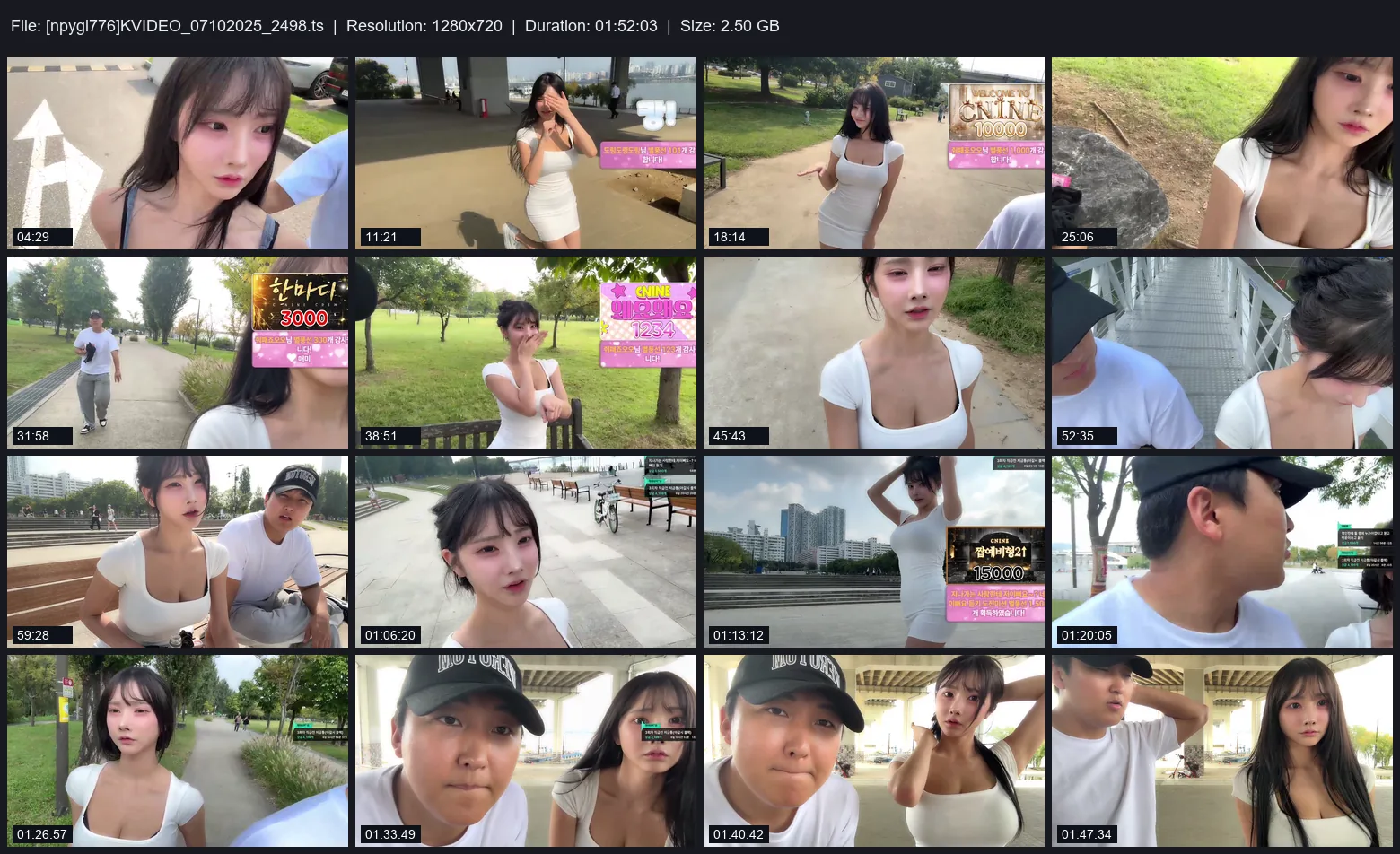 [KBJ] 森の愛しい人 ★ 2025.10.02 [シーナインの女性4] ランニングの目的 feat. パンフン