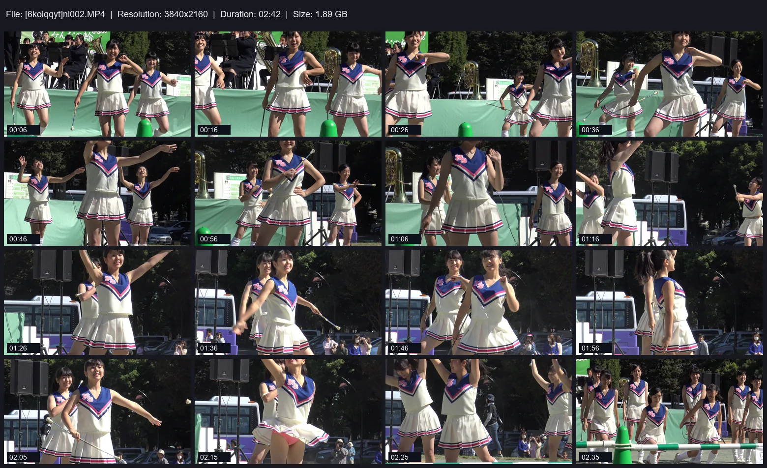 地域イベ参加のバトンKチアダンス①