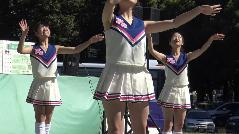 地域イベ参加のバトンKチアダンス①