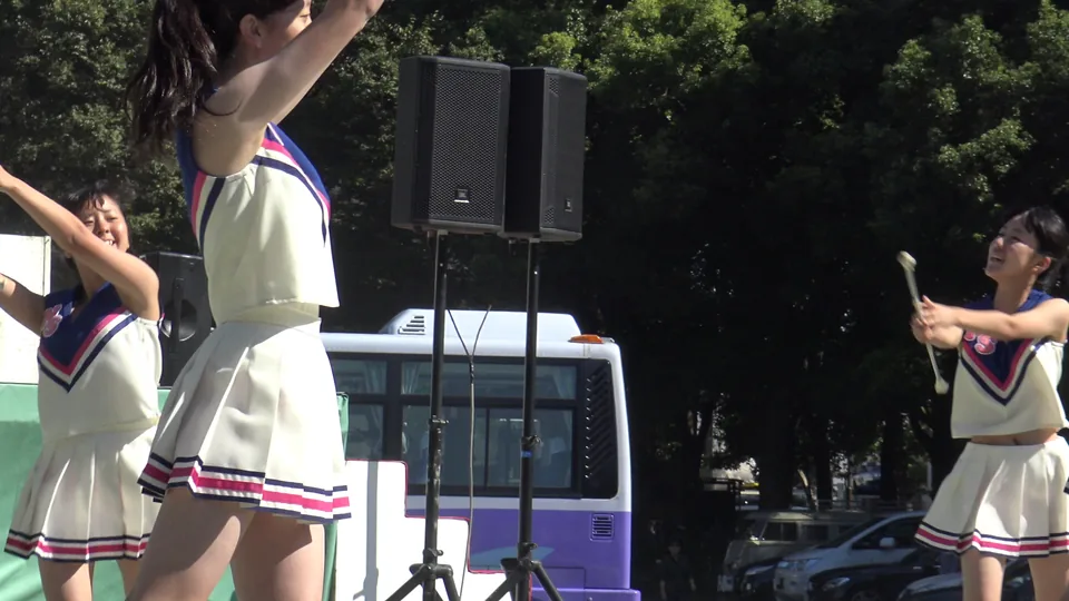 地域イベ参加のバトンKチアダンス①