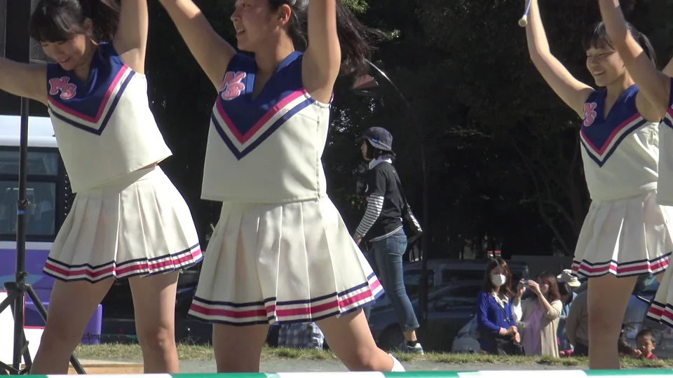 地域イベ参加のバトンKチアダンス①